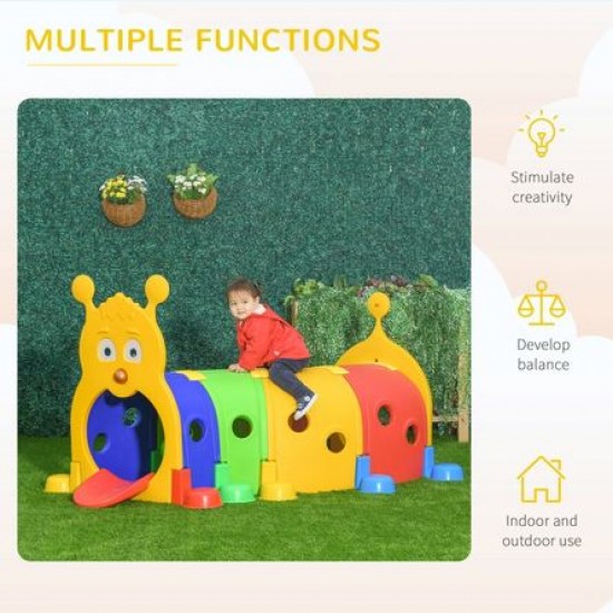 Climb-N-Crawl Toy Indoor & Outdoor Tunnel Caterpillar