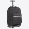 J World 20inch Sundance Rolling Backpack- Argyle Black