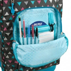 J World 20inch Sundace Laptop Rolling Backpack, Sprinkle J World 20inch Sundace Laptop Rolling Backpack, Sprinkle