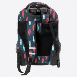 J World 20inch Sundance Rolling Backpack- Indi