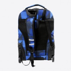 J World 20inch Sundance Rolling Backpack- Block Navy