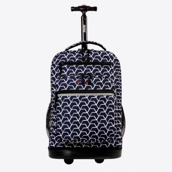 J World 20inch Sundace Laptop Rolling Backpack, Line J World 20inch Sundace Laptop Rolling Backpack, Line
