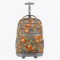 J World 20inch Sundace Laptop Rolling Backpack, Retro Bloom