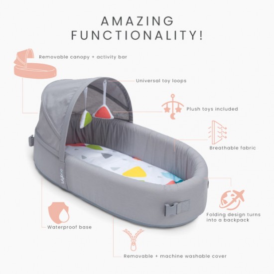 Lulyboo Portable Baby Lounge and Travel Nest