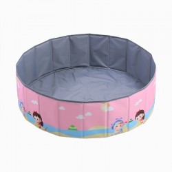 Ball Pit with 100pcs Ocean Balls, Pink
