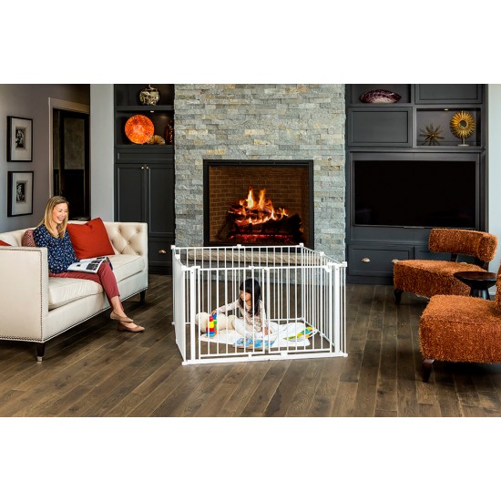 Regalo 192-Inch Super Wide Adjustable Baby Gate and Play Yard