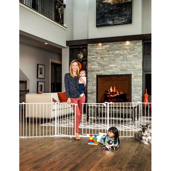 Regalo 192-Inch Super Wide Adjustable Baby Gate and Play Yard