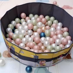 Ball Pit with 50pcs Ocean Balls, Yellow
