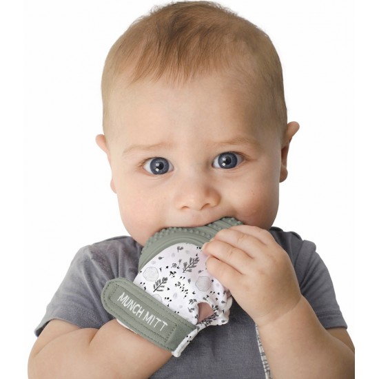 Munchmitt Teething Mitten, Sage Woods