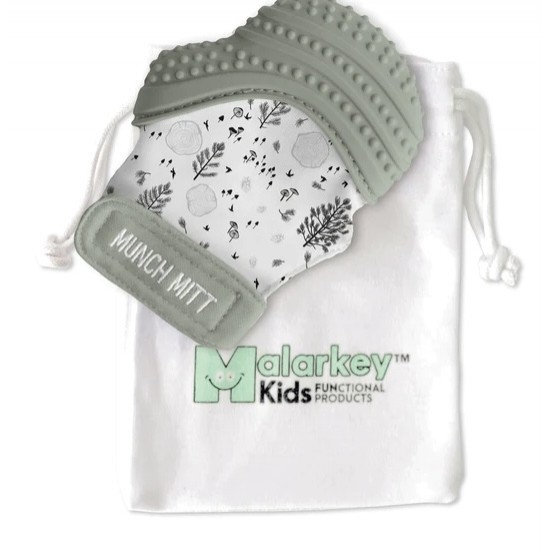 Munchmitt Teething Mitten, Sage Woods