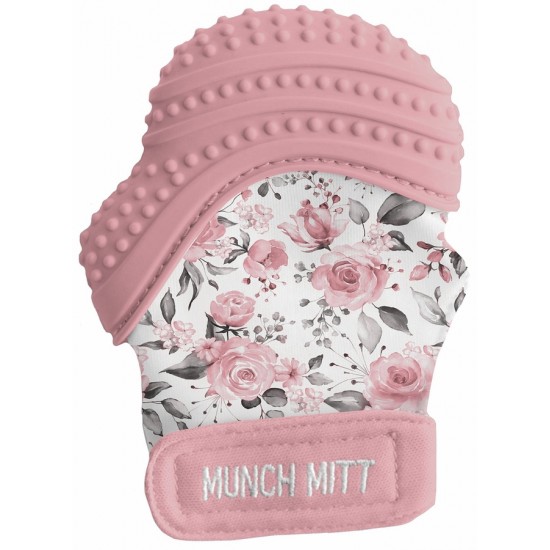 Munchmitt Teething Mitten, Flamingo