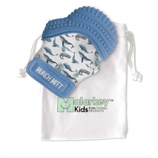 Munchmitt Teething Mitten, Whales