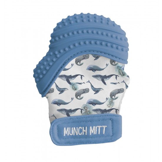 Munchmitt Teething Mitten, Whales