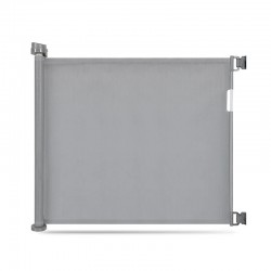 Retractable Baby Gate, Grey, 41inches Height