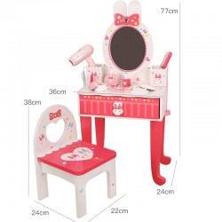 Kabei Rabbit Dressing Mirror and Chair Set