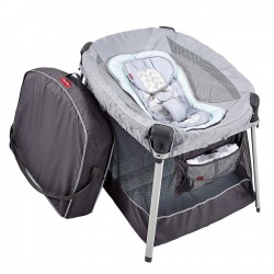 Fisher Price Ultra Lite Sleeper and  Playpen