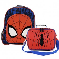Disney Spiderman 16inch Backpack and Lunch Bag