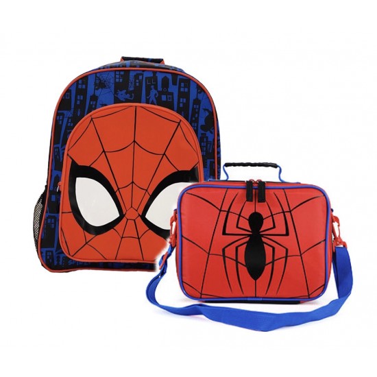 Disney Spiderman 16inch Backpack and Lunch Bag