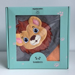 BUBBAS Bamboo Infant to Toddler Hooded Towel, Lion BUBBAS Bamboo Infant to Toddler Hooded Towel, Lion