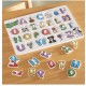 Melissa and Doug Wooden Alphabet Peg Puzzle