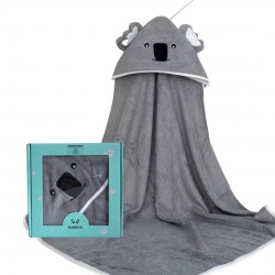 BUBBAS Bamboo Infant to Toddler Hooded Towel, Kaola BUBBAS Bamboo Infant to Toddler Hooded Towel, Kaola