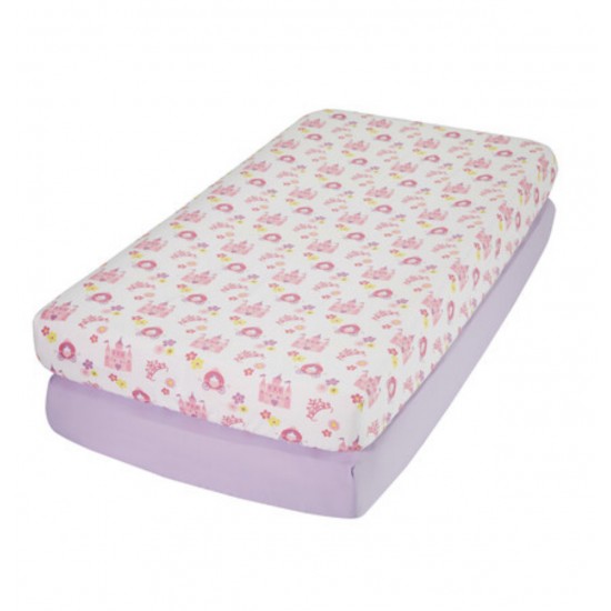 Everyday Kids 2 Pack  Cotton Crib Sheets