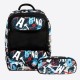 J World Sprouts Kids 17inch Backpack & Pencil Case, Graffiti