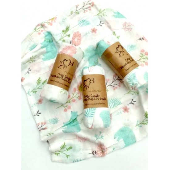 Large Muslin Bamboo Receiving Blanket