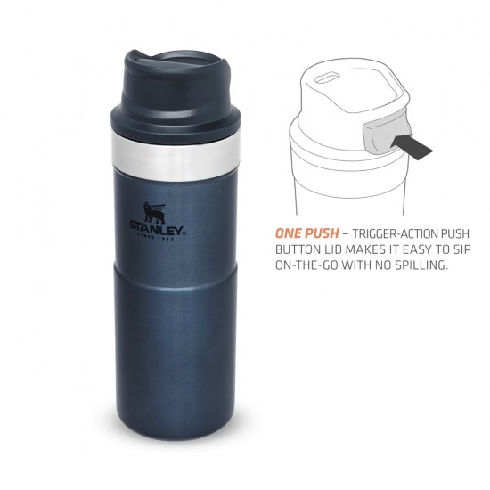 Stanley Trigger Action Travel Mug, Blue