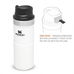 Stanley Trigger Action Travel Mug, White