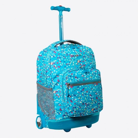 J World 18inch Rolling Backpack- Colour Dots J World 18inch Rolling Backpack- Colour Dots