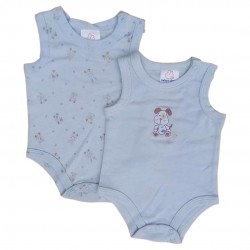 2 Pack Sleeveless Impressiin Bodysuit 2 Pack Sleeveless Impressiin Bodysuit