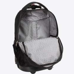 J World Sunny 17inch Rolling Backpack, Black J World Sunny 17inch Rolling Backpack, Black