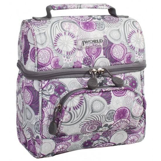J World Insulated Corey Lunch Bag, Lemon J World Insulated Corey Lunch Bag, Lemon