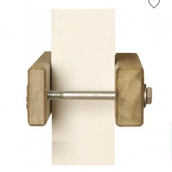 Cardinal Gates Square Clamp Attachment, 1" L X 5" W X 2" H Cardinal Gates Square Clamp Attachment, 1" L X 5" W X 2" H