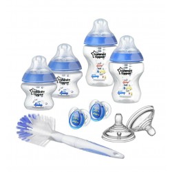Tommee Tippee Closer To Nature Newborn Feeding Bottle Starter Set Tommee Tippee Closer To Nature Newborn Feeding Bottle Starter Set