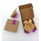 BUBBAS Bamboo Weaning Bowl Set, Rabbit