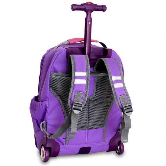 J World 16inch Rolling Backpack, Aroma J World 16inch Rolling Backpack, Aroma