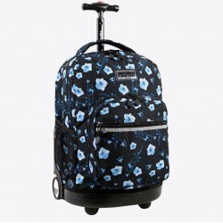 J World 18inch Rolling Backpack, Night Bloom J World 18inch Rolling Backpack, Night Bloom