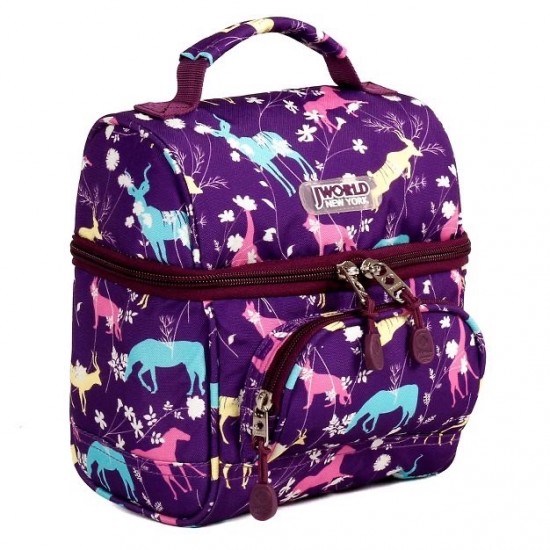 J World Insulated Corey Lunch Bag, Safari J World Insulated Corey Lunch Bag, Safari