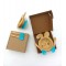BUBBAS Bamboo Weaning Bowl Set, Rabbit