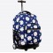 J World 18inch Sundance Rolling Backpack- Baseball 