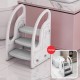 Suplayer 3 Layer Step Stool, Grey