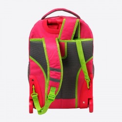 J World 18inch Sunlight Rolling Backpack, Pink J World 18inch Sunlight Rolling Backpack, Pink
