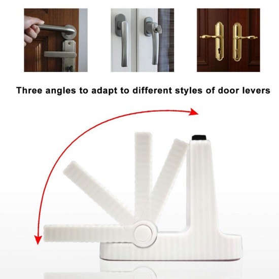 Safety Door Lever Lock, 2 Pack