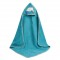 Terry Cotton Hooded Towel, Green
