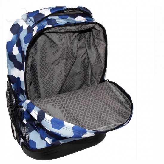 J World 18inch Rolling Backpack, Mini Diamond