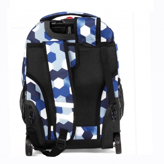 J World 18inch Rolling Backpack, Mini Diamond