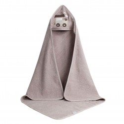 Terry Cotton Hooded Towel, Brown Terry Cotton Hooded Towel, Brown