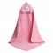 Terry Cotton Hooded Towel, Pink